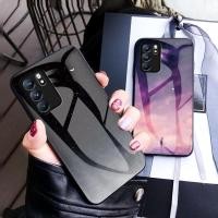 ราคา เคสโทรศัพท์ OPPO Reno11 A18 reno 10 Reno6 Z 5G Reno6 5G Reno5 Reno5 Pro Phone Case Hard Glass Color Starry Sky Pattern Glossy Anti scratch Back Cover เคส OPPO Reno 6 6Z 5 5Pro 5G Casing (12740437414)