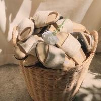 ราคา รองเท้าแตะเชือกสาน งานแฮนด์เมดที่ขายดี้ดี Jute sack sandals handmade (526584354)
