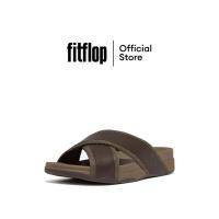 ราคา FITFLOP SURFER WEBBING LEATHER CROSS รองเท้าแตะผู้ชาย รุ่น HB9 B77 สี DEEP OLIVE (26901124052)