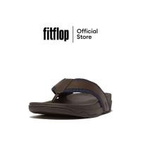 ราคา FITFLOP SURFER WEBBING LEATHER รองเท้าแตะแบบหูหนีบผู้ชาย รุ่น HB5 167 สี CHOCOLATE BROWN (25501729632)