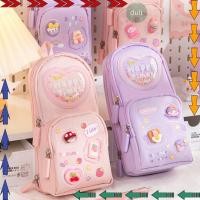 ราคา กระเป๋าปากกา DUILIAN 3 ชั้น 6 กระเป๋ากระเป๋านักเรียนประเภทดินสอ น่ารักกันน้ํากล่องปากกานักเรียนของขวัญ (29958889120)