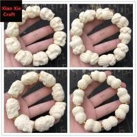 ราคา พร้อมส่ง สร้อยข้อมือ ลูกปัดแกะสลัก รูปหัวมังกร สีงาช้าง ผลไม้ ของขวัญ สําหรับผู้ชาย ผู้หญิง (19450877753)