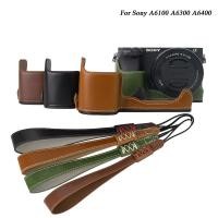 ราคา เคสหนัง PU พร้อมสายคล้องข้อมือ สําหรับกล้อง Sony A6000 A6100 A6300 A6400 (23764214101)