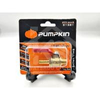 ราคา ก๊อกบอลวาล์วทองเหลืองแท้ PUMPKIN 31381 เกลียวนอก หางปลา 31381 (4464385270)