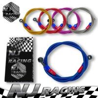 ราคา สายเบรคหน้า สายถักดิสเบรค งาน CNC เกรดAAA ยี่ห้อnj racing 36นิ้ว สายถักเคลือบผิวอย่างดี มีให้เลือก 6 สี (14034803495)