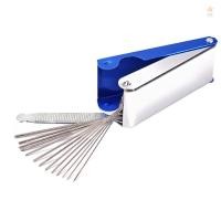 ราคา Convenient Guitar Nut Bridge File Set Luthiers Tool Box 13 Sizes of Files Grinding Tools for Guitar Banjo Mandolin Bass String Groove Slot (17695965243)