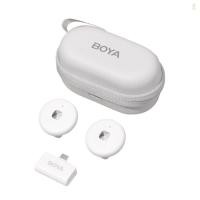 ราคา Boya Omic U W ระบบไมโครโฟนไร ้ สาย 1 ตัวรับสัญญาณ 2 เครื ่ องส ่ งสัญญาณ 1 กล ่ องชาร ์ จ 50M ช ่ วงการส ่ งสัญญาณแบตเตอรี ่ ในตัวสําหรับโทรศัพท ์ Android คอมพิวเตอร ์ แล ็ ปท ็ อป Ca (28700181724)