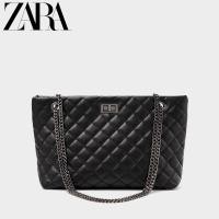 ราคา Zara 2023 ใหม ่ ความจุสูง Lingge กระเป ๋ าหนังนุ ่ มผู ้ หญิงหนึ ่ งไหล ่ Crossbody Tote กระเป ๋ า (24076841984)