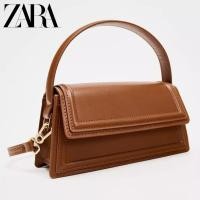 ราคา Zara Fashion Crossbody Bag Handhold Bag New Womens Bag Black Casual One Shoulder Crossbody Bag Small Square Bag (23790024766)