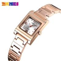 ราคา SKMEI สมี สร้อยข้อมือผู้หญิง นาฬิกาอะนาล็อก สายเหล็ก กันน้ํา (28757014007)