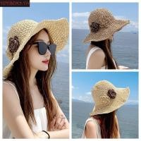 ราคา Toybox หมวกกันแดดดอกไม้ ครีมกันแดดปีกกว้างLafiteหมวกฟาง ลําลองสไตล์เกาหลีถังHaหมวกชายหาดสานหมวกฟางวันหยุด (28459317404)