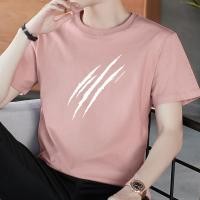 ราคา เสื้อยืดคอตตอน100 ชายแขนสั้นใส่สบายระบายอากาศแบรนด์แฟชั่นใหม่แฟชั่นแมทช์ลุคง่ายคอกลมสีชมพูเสื้อผ้าผู้ชายฤดูร้อนแขนครึ่งแขน bsfv (28857612237)