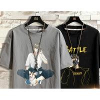 ราคา เสื้อยืดแขนสั้นผ้าไอซ์ซิลซ์ฤดูร้อนแบบใหม่แห้งเร็วระบายอากาศได้สำหรับวัยรุ่นสไตล์เกาหลีแฟชั่นแฟชั่นลำลองทรงหลวมครึ่งแขนชายเสื้อแขนห้าส่วนแฟชั่น tqhb (26456572369)