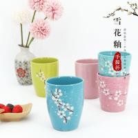 ราคา Wyd anvina ถ้วยเซรามิค Hand Holding Juice ถ้วยชาสไตล์ญี่ปุ่นในครัวเรือน Snowflake Glaze ฤดูหนาวมืออุ่นถ้วย (26358949021)
