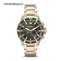 ราคา แจกกล่องนาฬิกา Armani นาฬิกาข้อมือกระจกเสริมกรอบ สีดํา สีทอง สําหรับผู้ชาย 43 12 มม (25867545192)