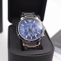 ราคา แจกกล่องนาฬิกา Armani สายนาฬิกาข้อมือ สเตนเลส สีฟ้า หัวเข็มขัดคู่ มองไม่เห็น เวลาสามตา วันที่ สําหรับผู้ชาย (25226041366)