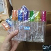 ราคา NEW สเปรย์แก้วใส SP ขนาด 20 30 ml ฝาสี ขวดแบ่งน้ำหอม ขวดน้ำหอม ขวดใส่น้ำหอม ขวดแก้ว ขวดสเปรย์แก้ว พร้อมส่ง (4116426223)