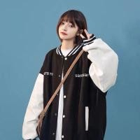 ราคา เสื้อแจ็คเก็ตสีดำแขนหนัง (24314531003)