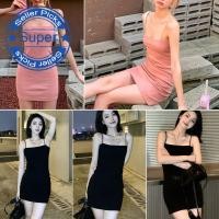 ราคา ชุดเดรสชิ้นเดียวรัดรูป ชุดเดรสกระโปรงสั้นเกาะอกแบบสั้นของ Wome ด้านนอกด้านในและบริสุทธิ์ Q0b9 (27209037001)