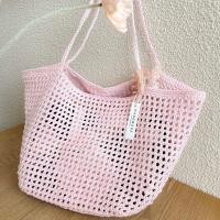 ราคา Large mesh bag กระเป๋าถัก handmade 100 (26553668330)