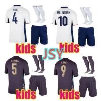 ราคา เสื้อกีฬาแขนสั้น ลายทีมชาติฟุตบอล SAKA FODEN BELLINGHAM RASHFORD 24 25 ENGLAND KANE STERLING GREALISH 2024 ชุดเยือน พร้อมสต็อก สําหรับเด็ก (24625994065)
