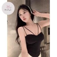 ราคา บราสายเดี่ยวสายสปาเก็ตตี้ ผ้าลื่น มีฟองน้ำในตัว BFY 362 (14097840484)