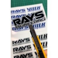 ราคา สติ๊กเกอร์ล้อ TE37 1ชุดติดได้4ล้อ เคลือบเงาUVแท้ คุณภาพเกรดพรีเมี่ยม RAYS VOLK TE37 (22663681725)