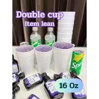 ราคา แก้วโฟม Double cup แก้วลีu คุณภาพคุ้มราคา (22842469888)