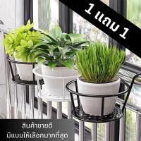 ราคา SR กระถางกลมแขวน ริมรั้วระเบียง มีหลายแบบ ลวดลายใบไม้ กระถางต้นไม้ รองรับกระถางต้นไม้ 9นิ้ว T10 (15638870299)