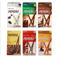 ราคา ป๊อกกี้เกาหลี Lotte PEPERO 1กล่องมี 8เเพ็ค 240g 344g มี 8 รสชาติ วันหมดอายุแจ้งในรายละเอียดด้านล่าง (24409129151)
