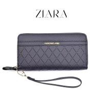 ราคา ZIARA กระเป๋าตังงค์ใหม่สุภาพสตรียาวคู่ซิปกระเป๋าถือแฟชั่นลายสก๊อตความจุขนาดใหญ่สองชั้นคลิปเงิ bally wallet apple wallet (28707036842)