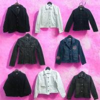 ราคา สูทเบลเซอร์ผู้หญิง เสื้อสูทยีนส์ แขนยาว ทรงเข้ารูป กระดุม สีกรม ขาว ดำเทา งานป้าย (26209517848)