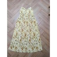 ราคา เสื้อผ้าแฟชั่น ชุดเดรสสายเดี่ยว กระโปรงยาว (27300112161)