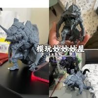 ราคา รุ่นสีขาวอยากสีของตัวเอง เบอร์ 1 Model Godzilla รุ่น Q 10cm14k Light Curing GK สีขาว รุ่น H31G (27951488782)