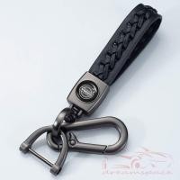 ราคา ใหม ่ Boutique Soft Sheepskin แฟชั ่ นหนังโลหะโลโก ้ รถพวงกุญแจ Key Fob สําหรับ Volvo (28102988953)