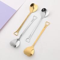 ราคา ช้อนกาแฟ ช้อนสแตนเลส รูปหัวใจ Gift set ของชำร่วยของที่ระลึก งานแต่ง งานบวช สีเงิน สีทอง (22936595069)