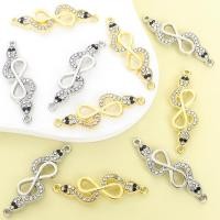 ราคา 10pcs Creative Infinity สัญลักษณ์ออกแบบ Rhinestones Inlay งู shape Connectors บุคลิกภาพ Punk สไตล์สร้อยข้อมือสร้อยคอข้อเท้าและตกแต่ง DIY คู่แหวนจี้ (24281822596)