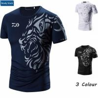 ราคา Glorya ใหม่ Daiwa T เสื้อแห้งเร็วเสื้อผ้าตกปลาฤดูร้อนแขนสั้นเสื้อผ้าป้องกันแสงแดด Breathable Anti Uv (26602423387)