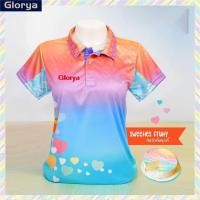 ราคา ความรุ่งโรจน์ ลายหัวใจไล่ระดับสีฟ้าสีส้มดีไซน์ใหม่ เสื้อโปโลสไตล์ไทยสําหรับผู้ชายและผู้หญิง ไม่จํากัดเพศ ออกแบบ (26458604908)