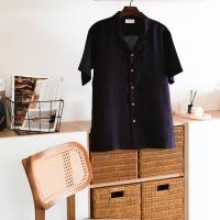 ราคา เสื้อฮาวายลินิน สีพื้น (27754172015)