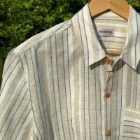 ราคา เสื้อเชิ้ตผ้าลินิน แท้ 100 ลินินไฮเกรด เนื้อดี ใส่สบาย ส่งฟรี (29858979599)