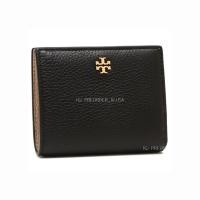 ราคา กระเป๋าสตางค์ Tory Burch Black Color Block Mini Wallet แท้ (26900878133)