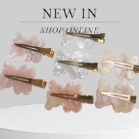 ราคา กิ๊บติดผมน้องหมี ลายหินอ่อน แพ็คคู่ กิ๊บติดผมหน้าม้า (25765040355)