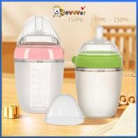 ราคา BEVAVAR ขวดนม ขวดนมพร้อมจุกนมซิลิโคน ขวดนมเด็ก ที่ใส่นม ขวดนมเสมือนเต้านมแม่ บีบได้ (23764296567)