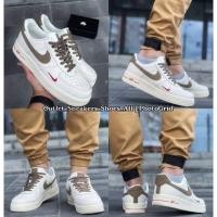 ราคา รองเท้า Nike Air Force 1 Low Premium White Brown ใส่ได้ทั้ง ชาย หญิง ส่งฟรี (23068872102)