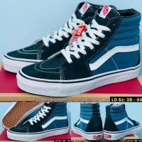 ราคา รองเท้า Vans Old Skool Hi Black Navy Blue ใส่ได้ทั้ง ชาย หญิง ส่งฟรี (23447343218)