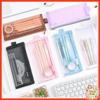 ราคา พร้อมสต็อกเด็กกรณีดินสอสอบตาข่ายพิเศษใสปากกากระเป๋าขนาดเล็กแบบพกพาเครื่องเขียนกระเป๋า (27459226908)