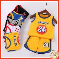 ราคา พร้อมส่ง ชุดเสื้อกั๊ก คอกลม ระบายอากาศ ใส่สบาย แฟชั่นสําหรับเด็กผู้ชาย อายุ 1 9 ปี (20882233029)