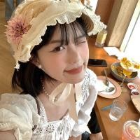 ราคา หมวกฟางสาน กันแดด แต่งลูกไม้ สไตล์โลลิต้า ญี่ปุ่น สําหรับเด็กผู้หญิง (24422744217)