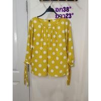 ราคา ส่งต่อ เสื้อมือสอง อก38 สภาพดี ผ้าใส่สบาย (29109801749)